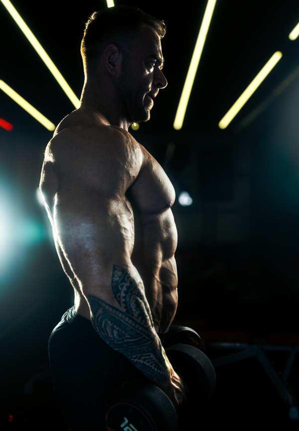 lifestyle portrét fitness muž 