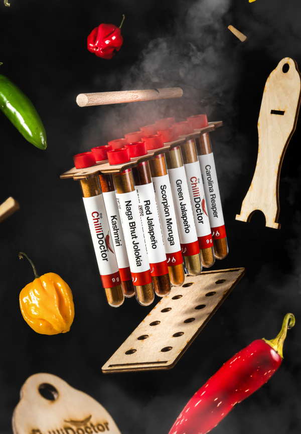 produktová fotografie reklamní chilli